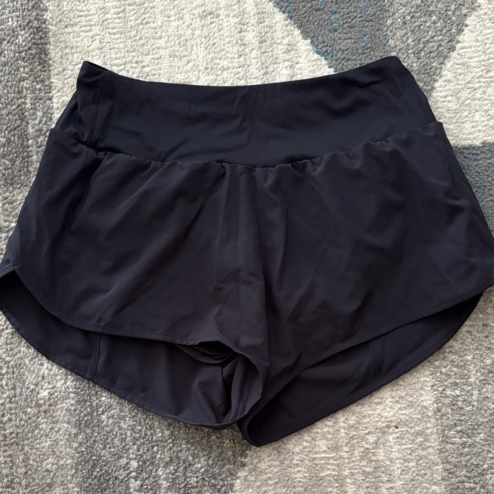 Women's Black Athletic Shorts